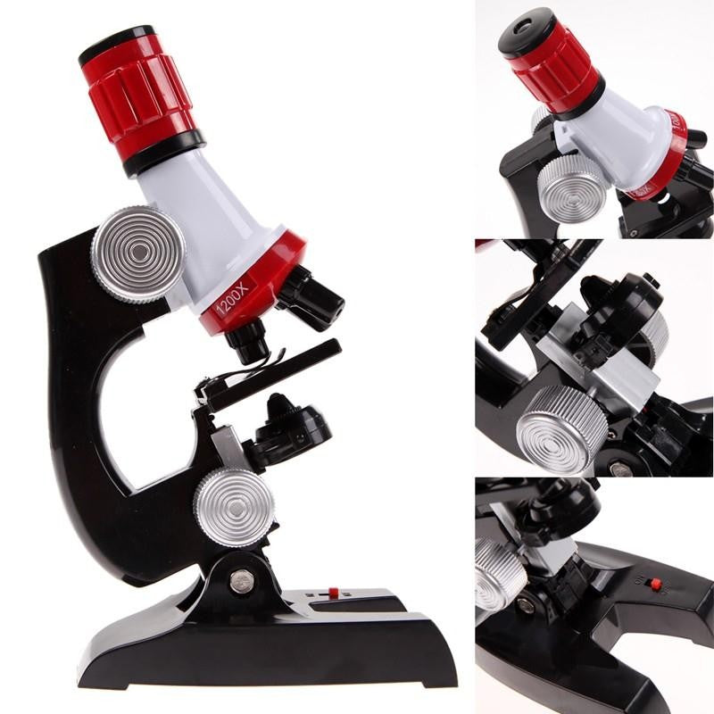Microscopio escolar 100-1200x