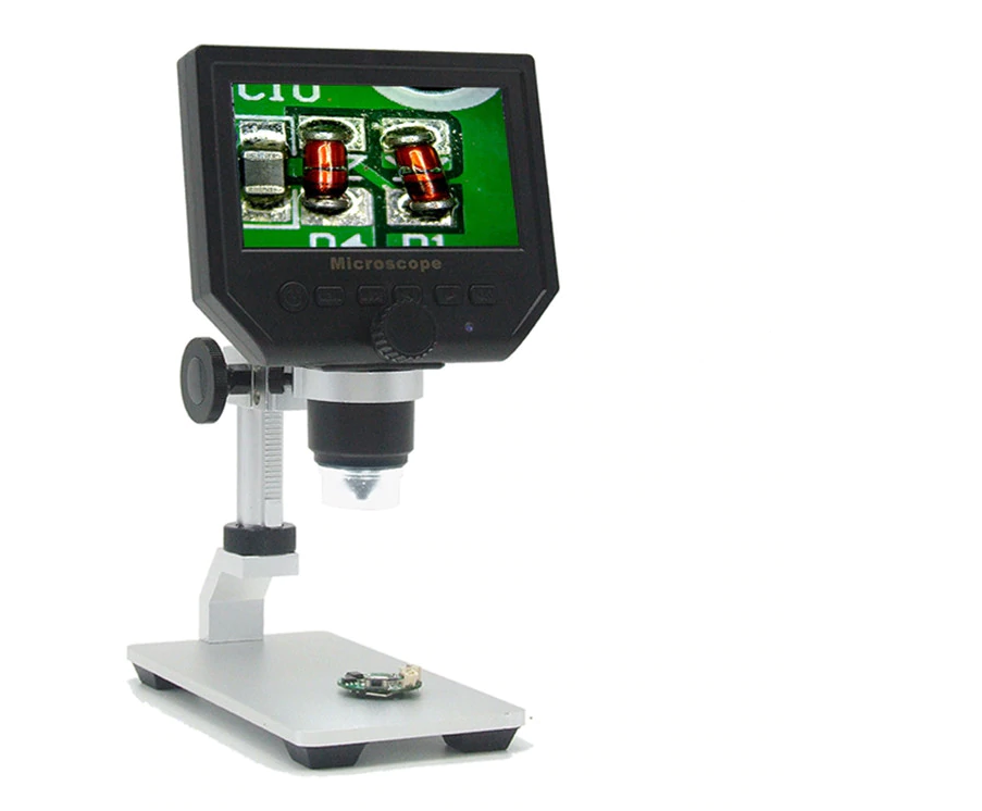 Microscopio con pantalla
